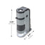 Carson Microflip 100-250x Pocket Microscope