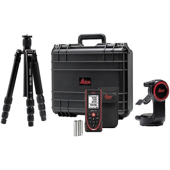 Leica Disto X3 P2P Kit with DST360 and TRI120 in hard case-Jacobs Digital