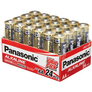 Panasonic AA Alkaline Battery 24 Pack-Jacobs Digital