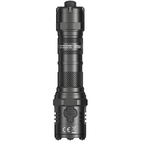 Nitecore Rechargeable Tactical Led Flashlight 4000 Lum With Ceramic-tipped Strike BezelFlashlights-Jacobs Digital