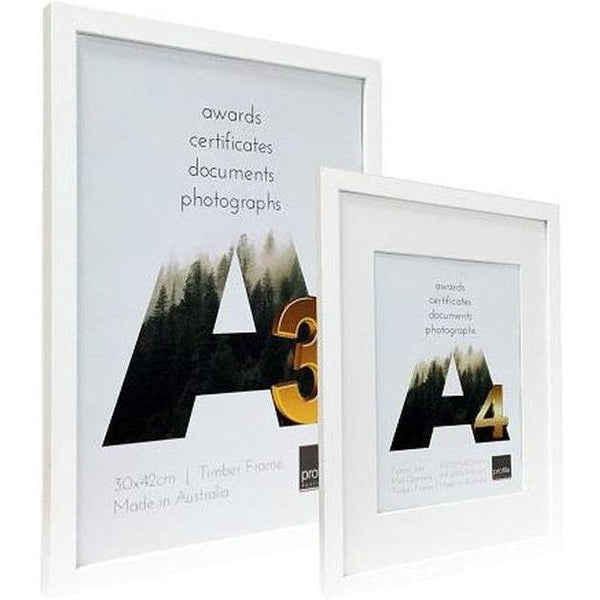 Profile White A4 Certificate Frame Jacobs Digital