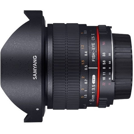 Samyang 8mm F3.5 As Umc Fisheye Csii Canondslr Lenses