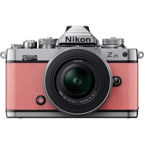 Nikon Z Fc Coral Pink With Nikkor Dx 1 Mirrorless Camera