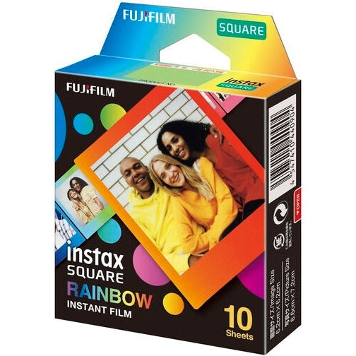 Fujifilm Instax Square Film 10 Pack Rainbow