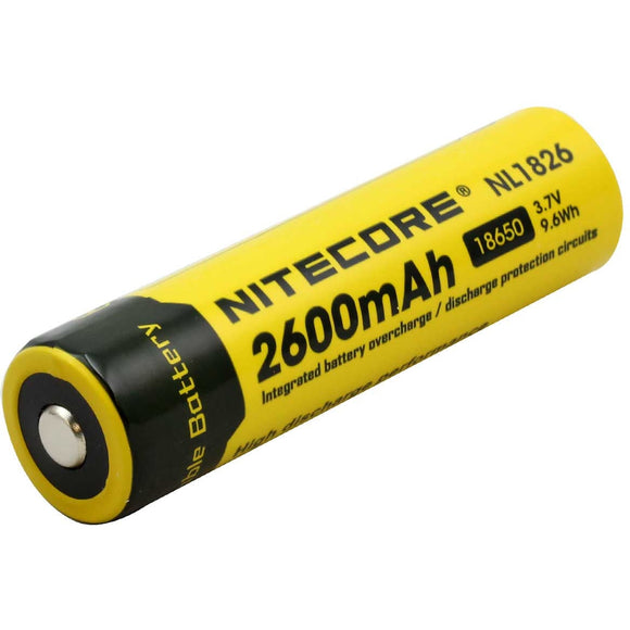 Nitecore Li-ion Rechargeable Battery 18650 (3.7v,2600mah)