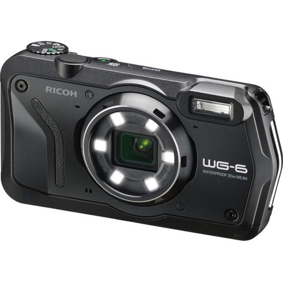 Ricoh WG-6 20MP Camera Kit Black - Jacobs Digital