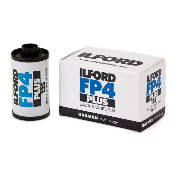 Ilford FP4 Plus ISO 125 35mm 24 Exposure Black & White Film - Jacobs Digital