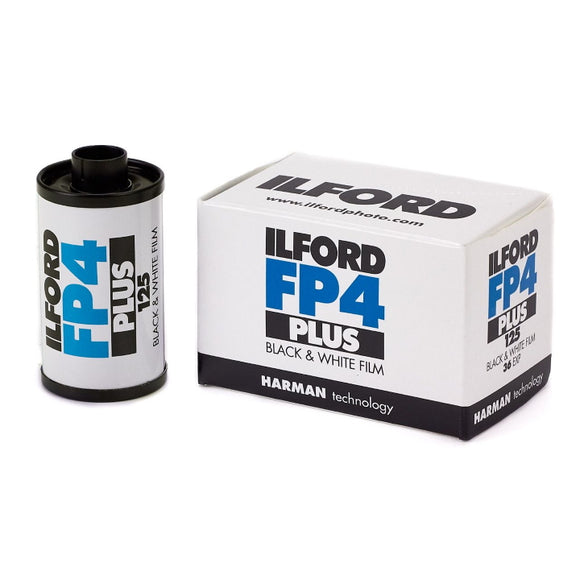 Ilford FP4 Plus ISO 125 35mm 24 Exposure Black & White Film