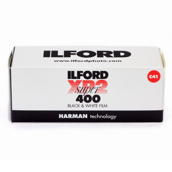 Ilford XP2 Super ISO 400 120 Roll Black & White Film - Jacobs Digital
