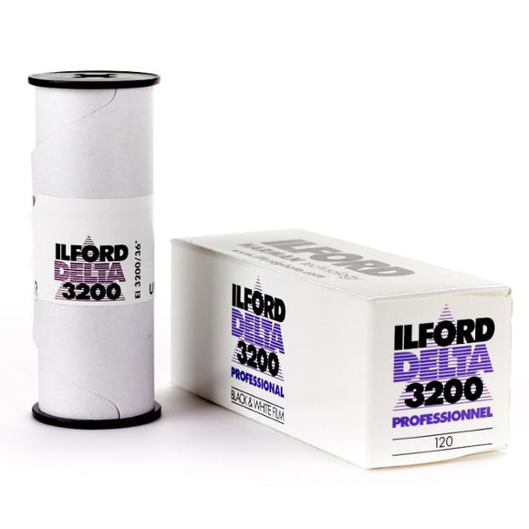 Ilford Delta 3200 ISO PROFESSIONAL 120 Roll Black & White Film - Jacobs Digital