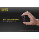 Nitecore Tube V2 LED Tiny USB Rechargeable Light - Jacobs Digital