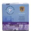 Henzo Photo Corners - Transparent - 250's