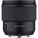 Samyang 75mm F1.8 Fuji X Auto Focus lens