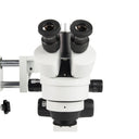 AmScope SM-4T-144 7-45x Trinocular Stereo Boom Stand Microscope w/ LED Ring Light