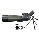 GERBER Spotting Scope 20-60x80 - Includes Tripod, Smartphone Holder and Bag