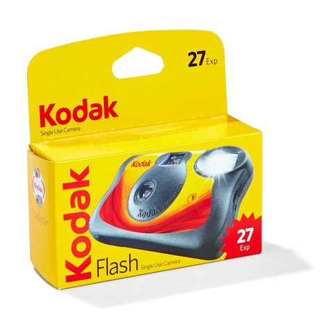 Kodak 35mm One-Time-Use Disposable Camera (ISO-800) with Flash - 27 Exposures