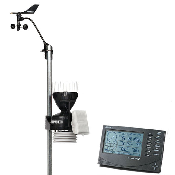 Davis Vantage Pro2 Cabled Weather Station with Standard Radiation Shield - Jacobs Digital