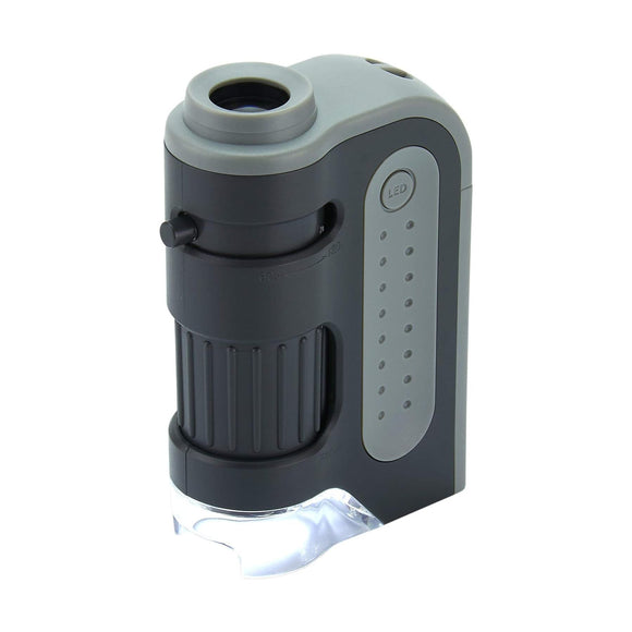 Carson 60-120x LED lighted MicroBrite Plus Pocket Microscope