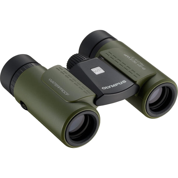 OM SYSTEM 8x21 RC II WP Waterproof Binoculars Green - Jacobs Digital