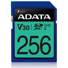 ADATA Premier Pro UHS-I U3 V30 SDXC Card 256GB-Jacobs Digital