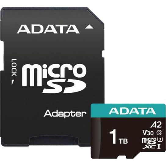 ADATA Premier Pro microSDXC UHS-I U3 A2 V30 Card with Adapter 1TB - Jacobs Digital