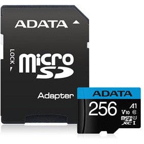 ADATA Premier microSDXC UHS-I A1 V10 Card with Adapter 256GB-Jacobs Digital