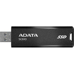 ADATA SC610 Retractable USB3.2 Gen 2 2TB External SSD 5yr wty-Jacobs Digital