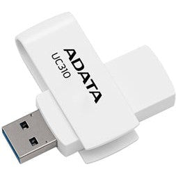 ADATA UC310 Swivel USB3.2 256GB White Flash Drive - Jacobs Digital