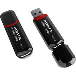 ADATA UV150 Dashdrive USB 3.0 64GB Black/Red Flash Drive-Jacobs Digital