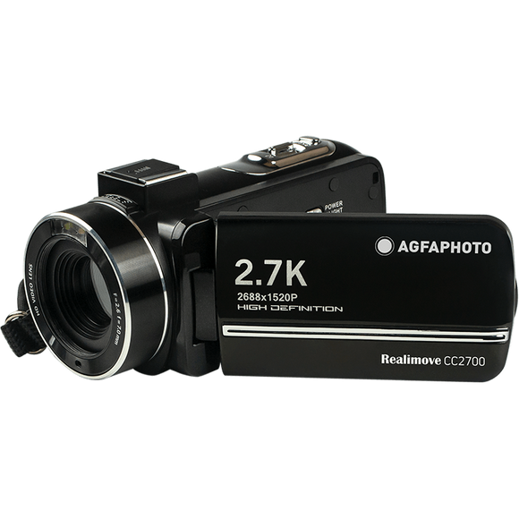 AGFAPHOTO Digital Camcorder Black - Realimove CC2700 - Jacobs Digital