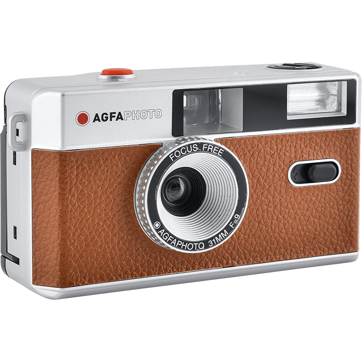 AGFAPHOTO 35mm Reusable Film Camera Brown Jacobs Digital