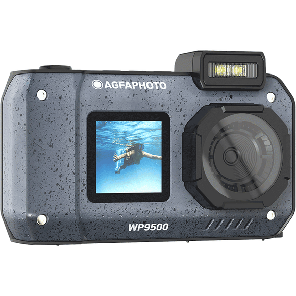 AGFAPHOTO Realishot WP9500 Waterproof Digital Camera - Black - Pre-Order Now - Due in May - Jacobs Digital