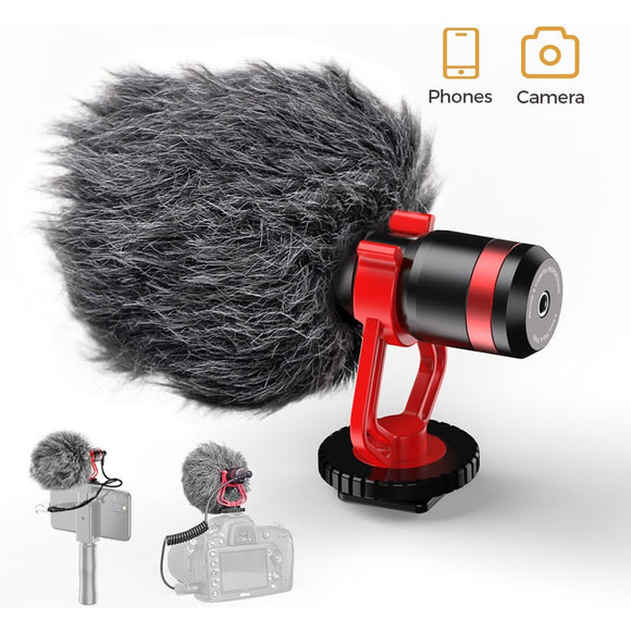 Apexel Cardioid Microphone - APL-MIC01 - CLEARANCE - ONY 13 Left - Jacobs Digital