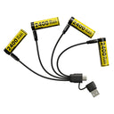 Nitecore Li-ion Rechargeable USB-C AA Battery 2400mah 1.5v 1pk
