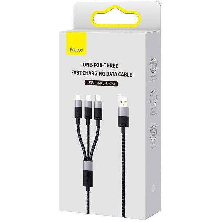 Baseus ONEFORTHREE Fast Charge Cable 3.5A Jacobs Digital