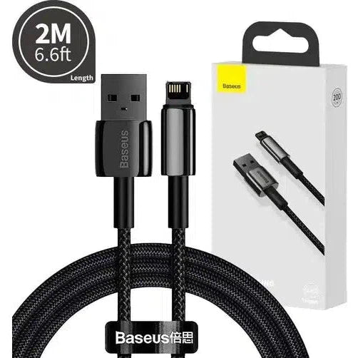 Baseus Tungsten F/Charge Lightning to USB 2.4A 2m - Jacobs Digital