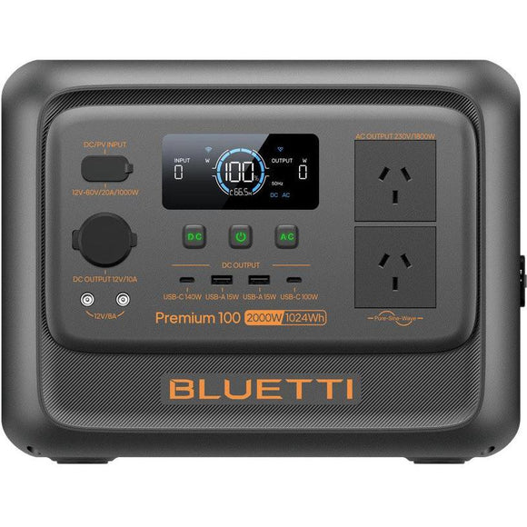 Bluetti Premium 100 V2 Power Station | 2000w 1024wh-Jacobs Digital