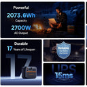 Bluetti Premium 200 V2 Power Station | 2700w 2073.6wh - Jacobs Digital