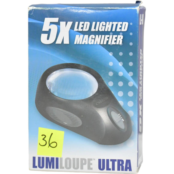 Carson LumiLoupe Ultra 5x LED Lighted Stand Magnifier - Box damage-Jacobs Digital
