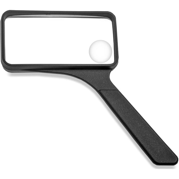 Carson SV-XP 2x Handheld Rectangular Magnifier with 4.5x Spot Lens - Jacobs Digital
