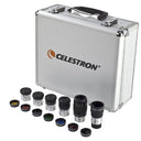 Celestron 13 Piece 1.25" Eyepiece and Filter Accessory Kit - Jacobs Digital
