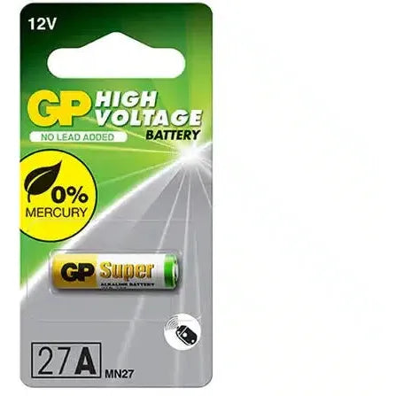 GP A27 Alkaline Battery - 1pk-Jacobs Digital