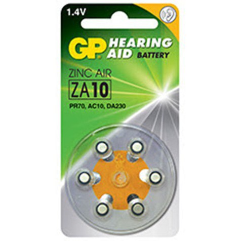 GP - Hearing Aid - A10F 6pk - Jacobs Digital