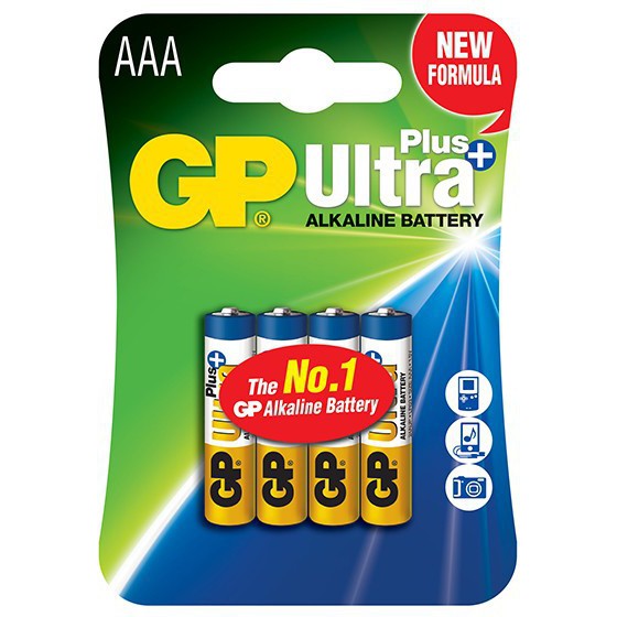 GP - Ultra PLUS Alkaline - AAA 4pk - Jacobs Digital