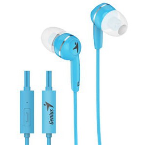 Genius HS-M320 Blue In-Earphones with Inline Mic-Jacobs Digital