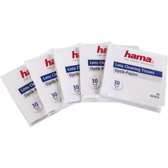 Hama Cleaning Tissues (5 X 30 Tissues)-Jacobs Digital