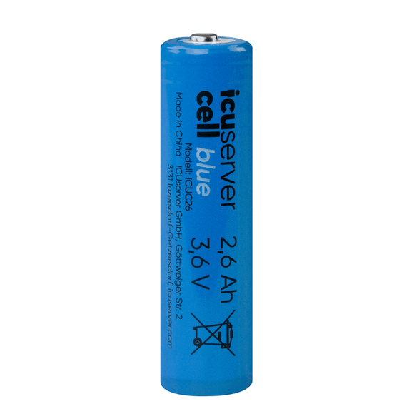 ICU Clom Cellpower Blue Batteries 2,6 Ah 18650 - Jacobs Digital