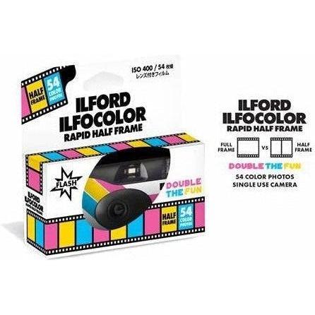 Ilford Ilfocolor Rapid Half-Frame 54 EXP Disposable camera – Jacobs Digital