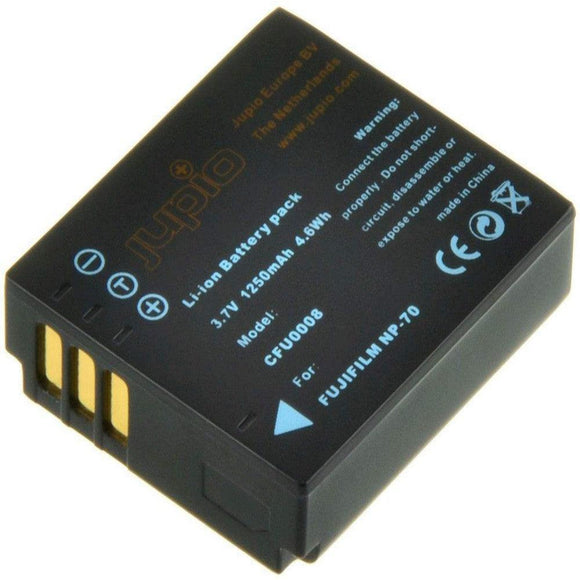 Jupio Camera Battery Fuji Np-70 3.7v 1250mah-Jacobs Digital