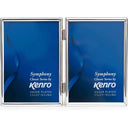 Kenro Symphony Classic Frame DOUBLE 2.5"x3.5" - Silver - Jacobs Digital